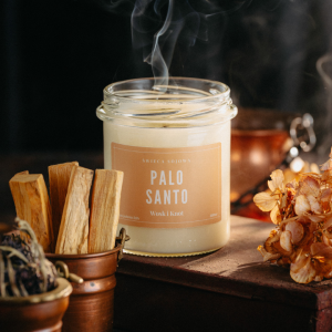 Palo Santo świeca sojowa - Wosk i Knot