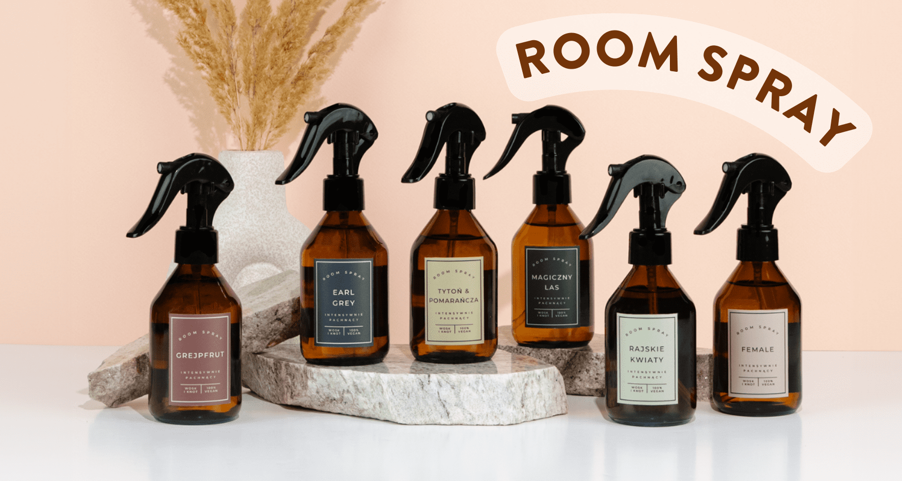 Perfumy do wnętrz - Rajskie Kwiaty - Wosk i Knot