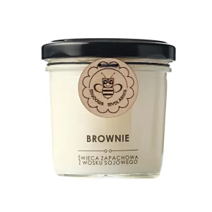 Brownie świeca z wosku sojowego Miodowa Mydlarnia